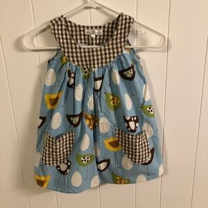 Baxter & Beatrice Sleeveless Bird Print Dress 4T